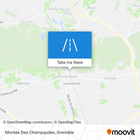 Montée Des Champaudes map