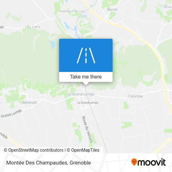 Montée Des Champaudes map