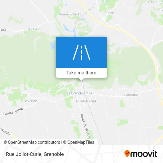 Rue Joliot-Curie map
