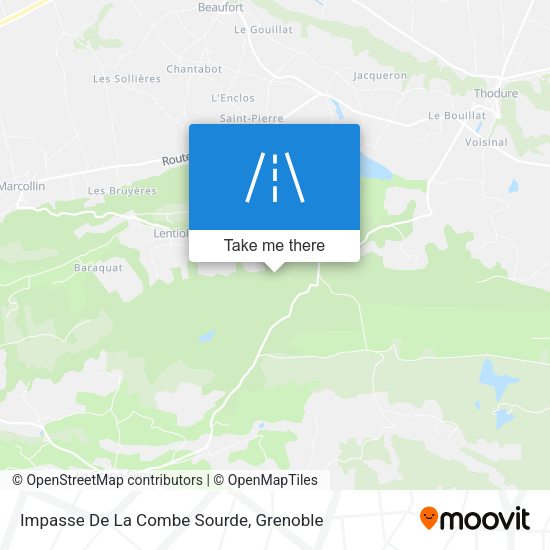 Impasse De La Combe Sourde map