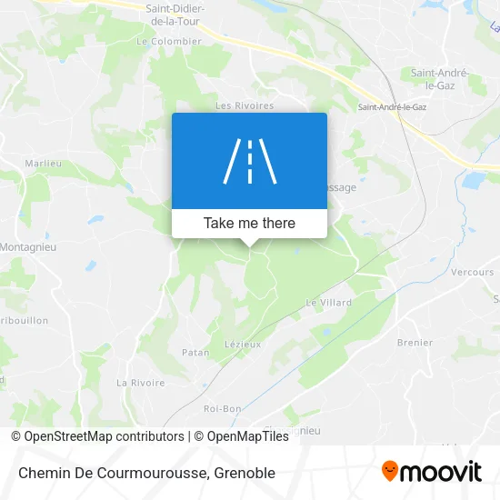 Chemin De Courmourousse map