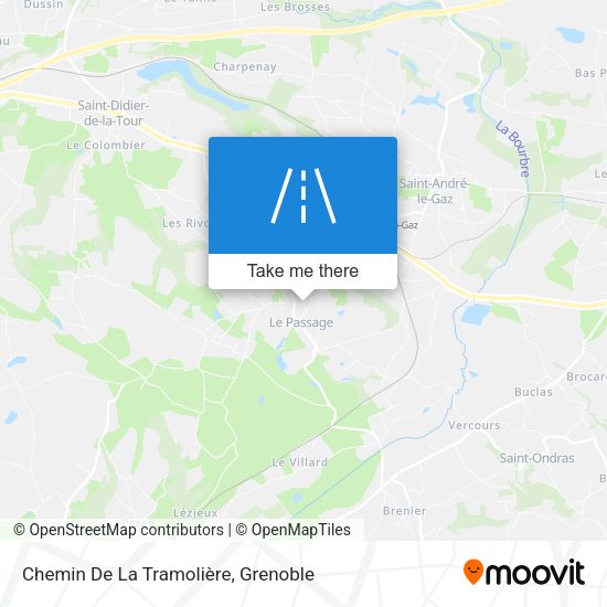 Chemin De La Tramolière map