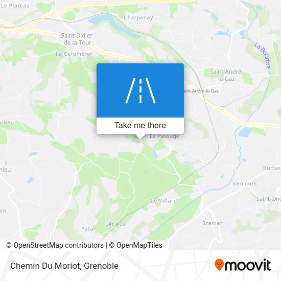 Chemin Du Moriot map