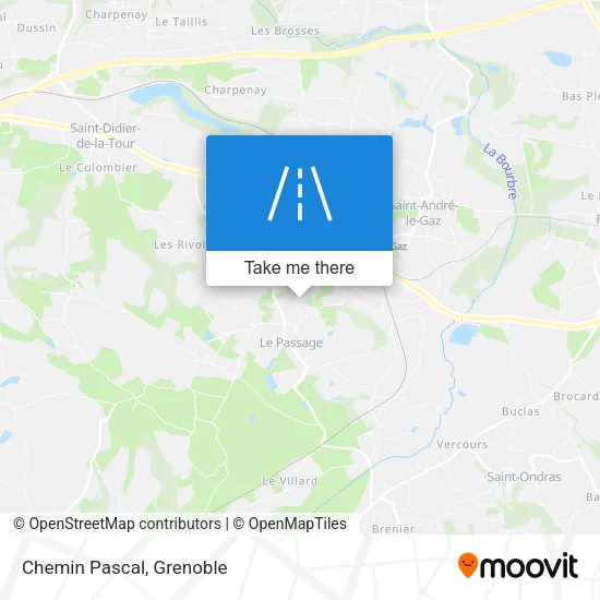 Chemin Pascal map