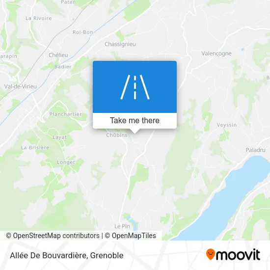 Allée De Bouvardière map
