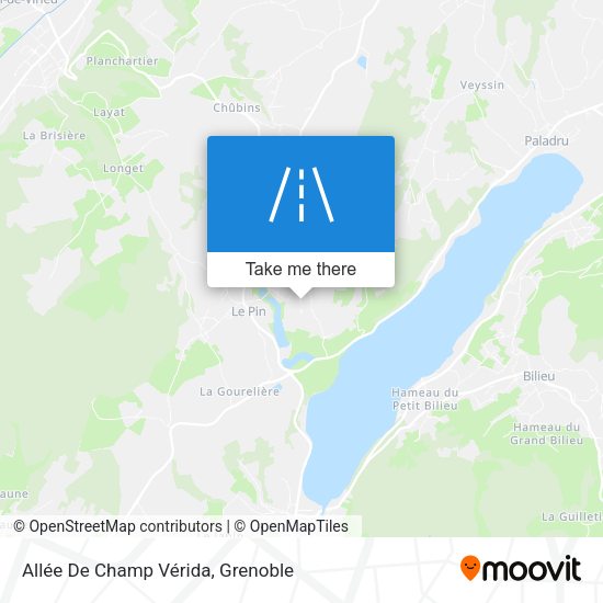 Allée De Champ Vérida map