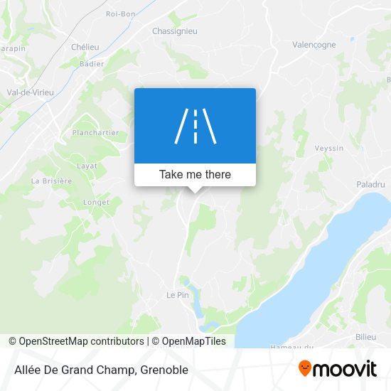 Allée De Grand Champ map