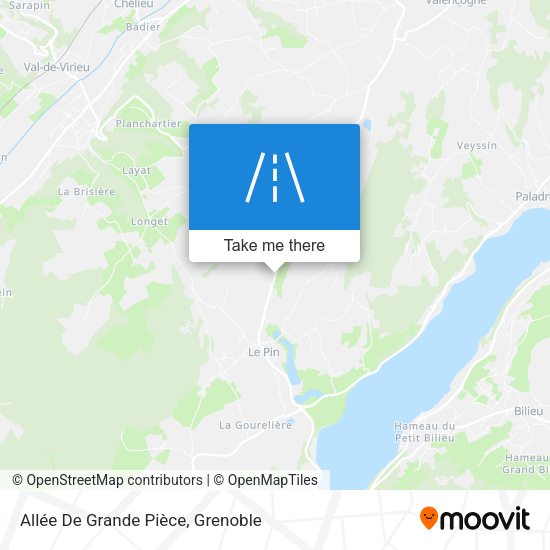 Allée De Grande Pièce map