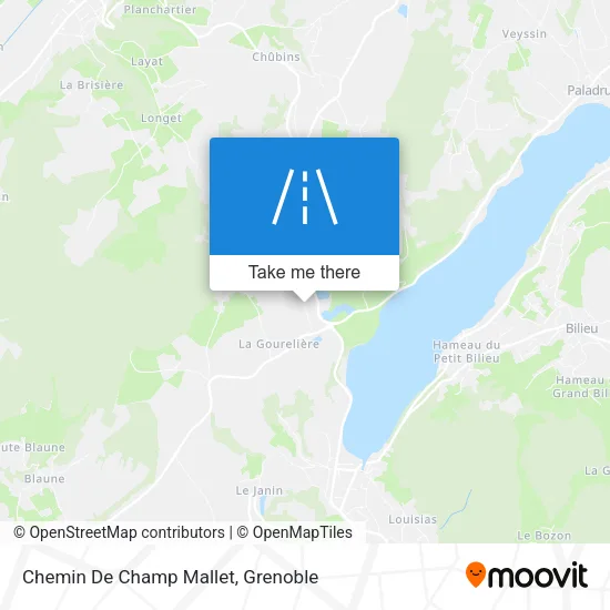 Chemin De Champ Mallet map