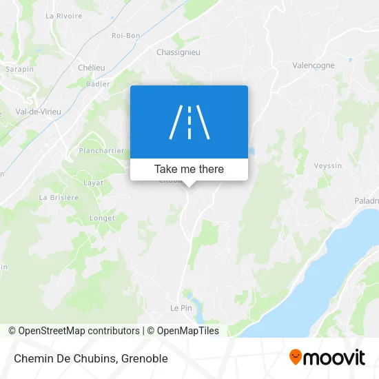 Chemin De Chubins map