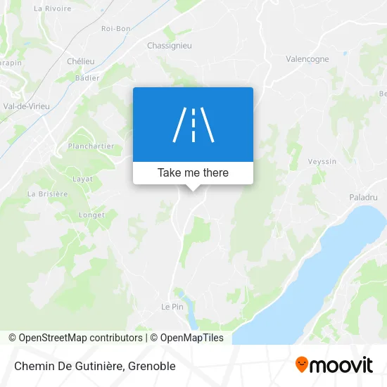 Chemin De Gutinière map