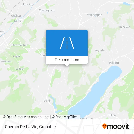 Chemin De La Vie map