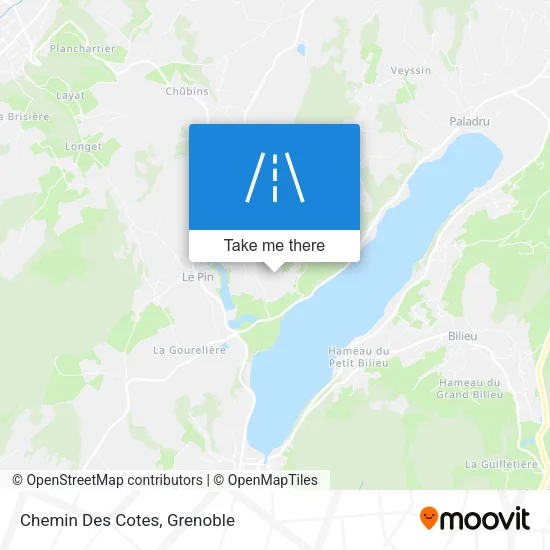 Chemin Des Cotes map