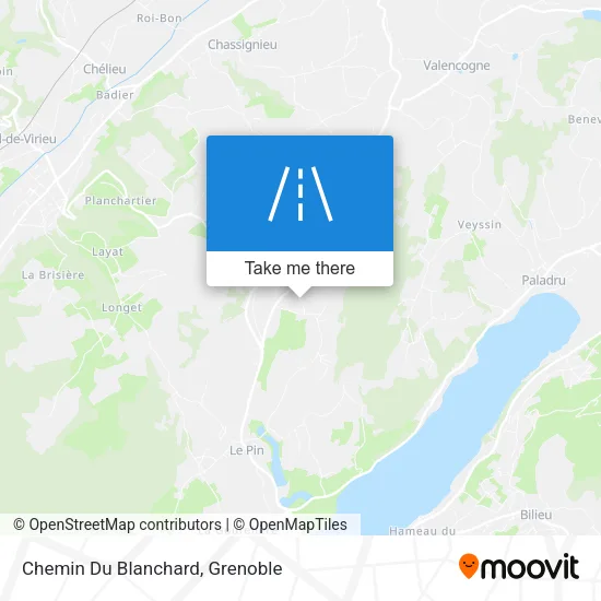 Chemin Du Blanchard map