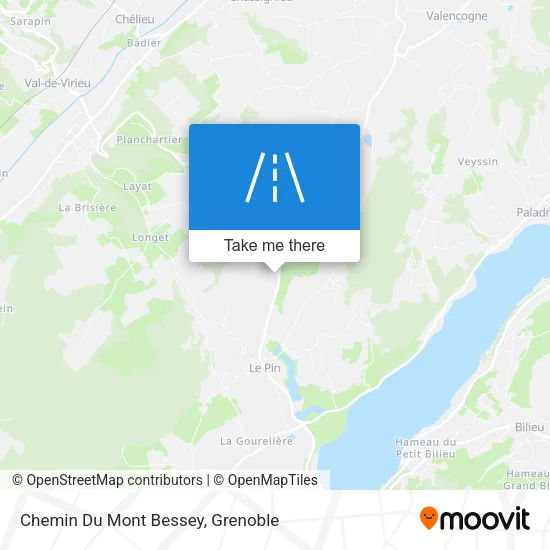 Chemin Du Mont Bessey map