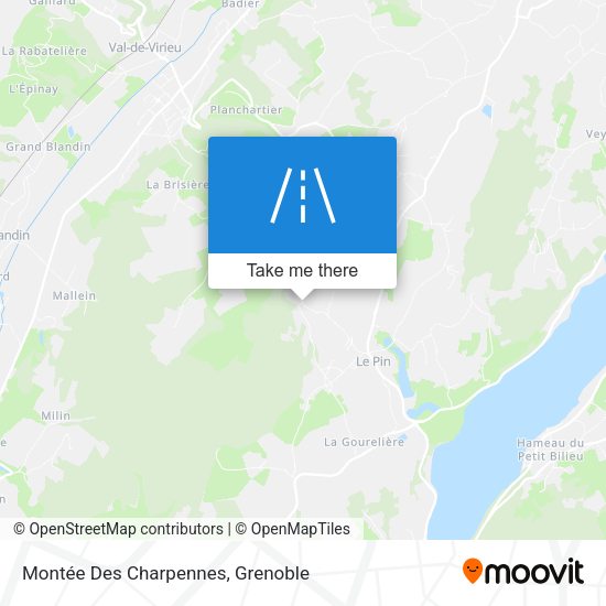 Montée Des Charpennes map