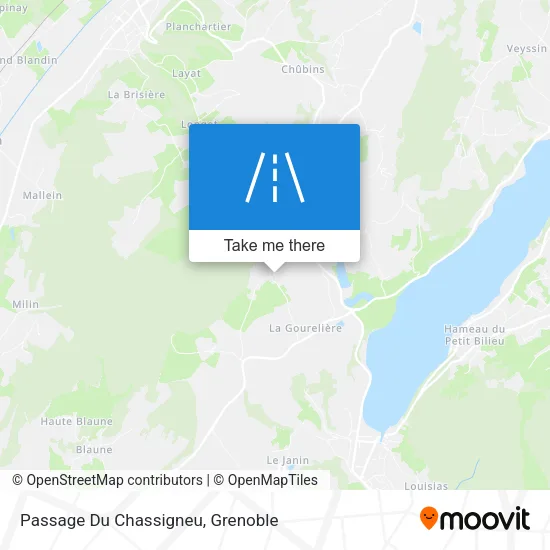 Passage Du Chassigneu map
