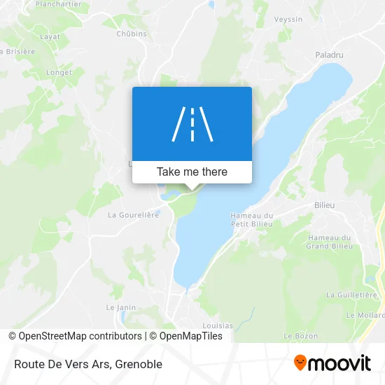 Route De Vers Ars map