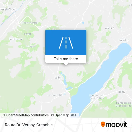 Route Du Vernay map