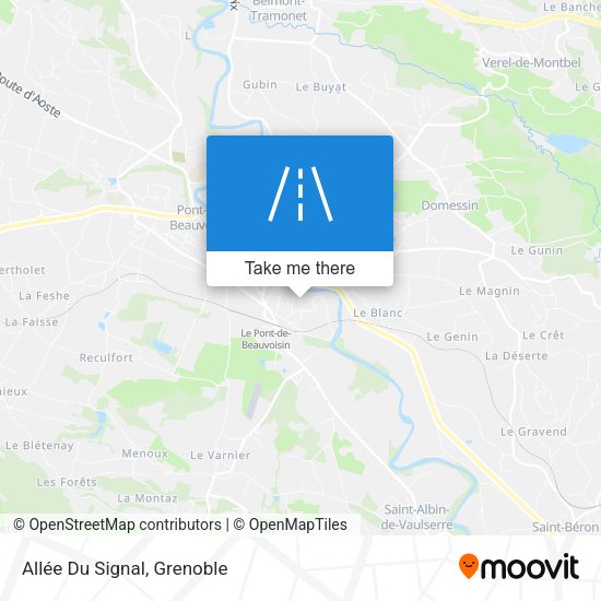 Allée Du Signal map