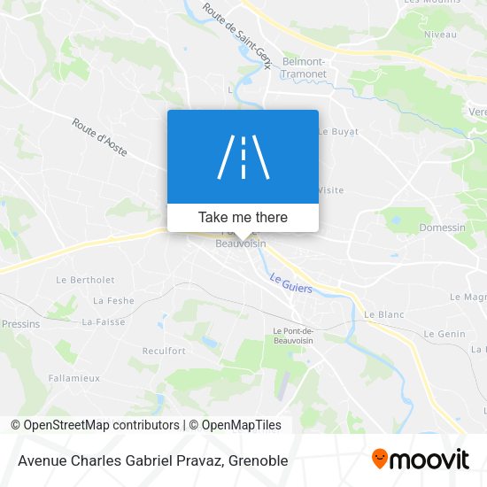 Avenue Charles Gabriel Pravaz map