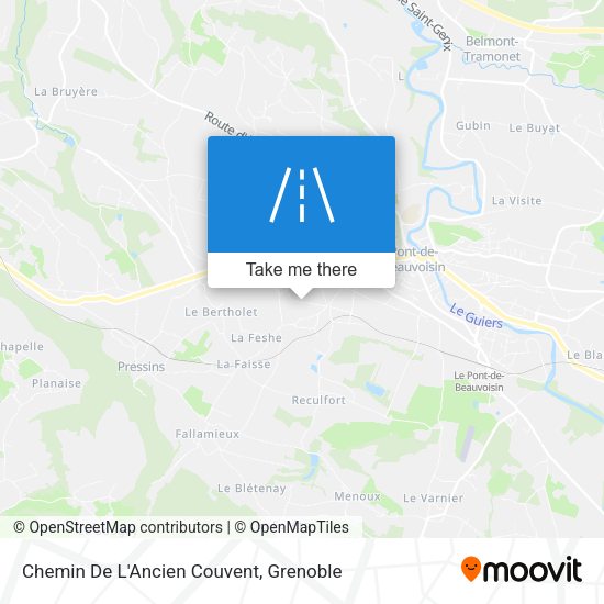 Chemin De L'Ancien Couvent map