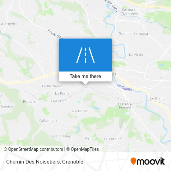 Chemin Des Noisetiers map