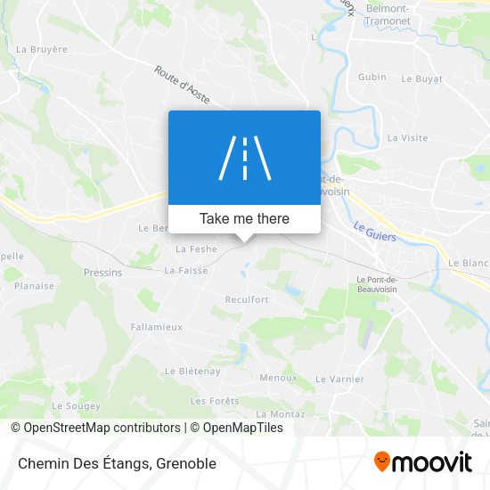 Chemin Des Étangs map