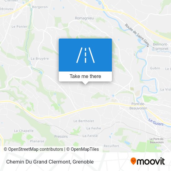 Chemin Du Grand Clermont map