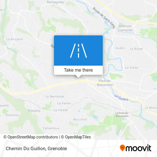 Chemin Du Guillon map
