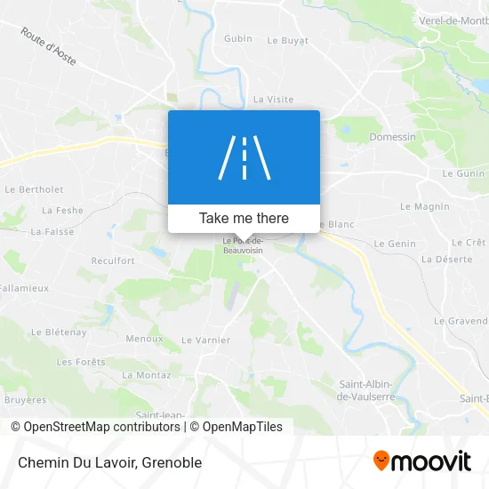 Chemin Du Lavoir map