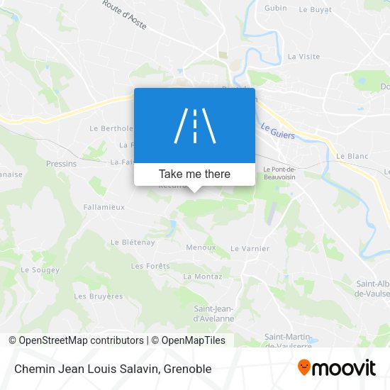 Chemin Jean Louis Salavin map