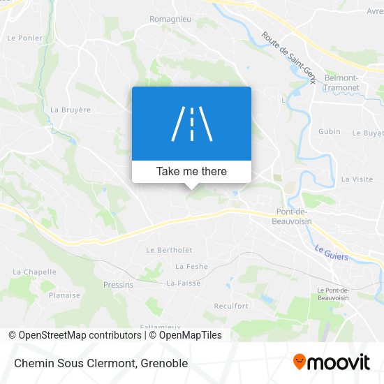 Chemin Sous Clermont map