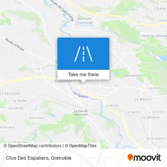Clos Des Espaliers map