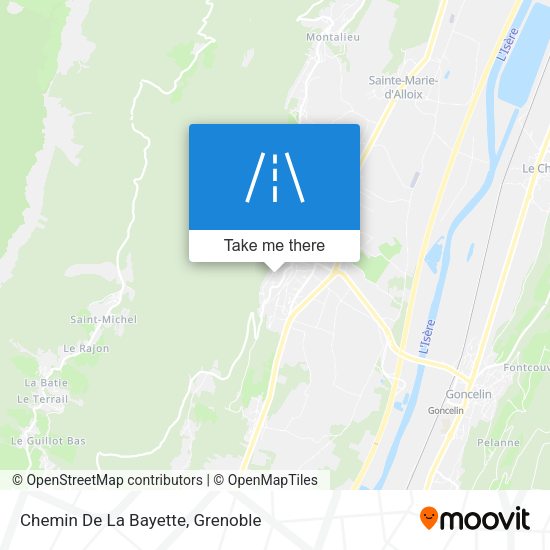 Chemin De La Bayette map