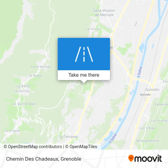 Chemin Des Chadeaux map