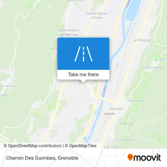 Chemin Des Guimbes map