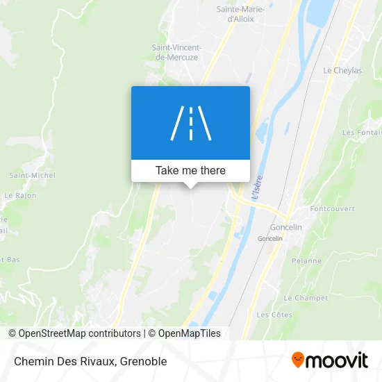 Chemin Des Rivaux map