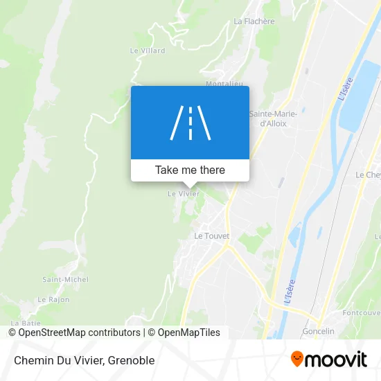 Chemin Du Vivier map