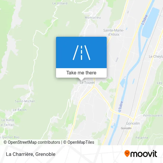 La Charrière map