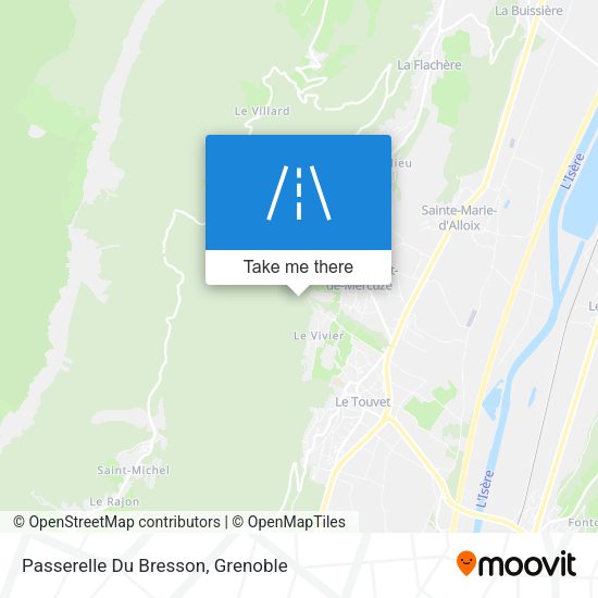 Passerelle Du Bresson map
