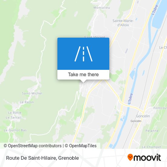 Route De Saint-Hilaire map