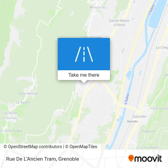 Rue De L'Ancien Tram map
