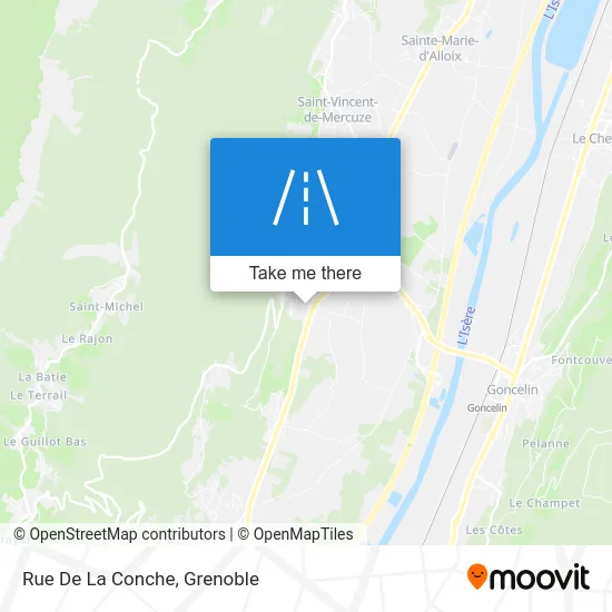 Rue De La Conche map