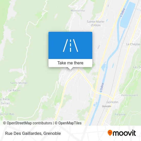 Rue Des Gaillardes map
