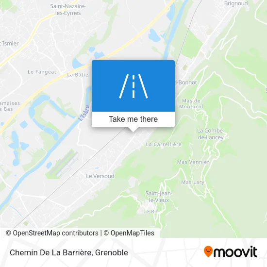 Chemin De La Barrière map