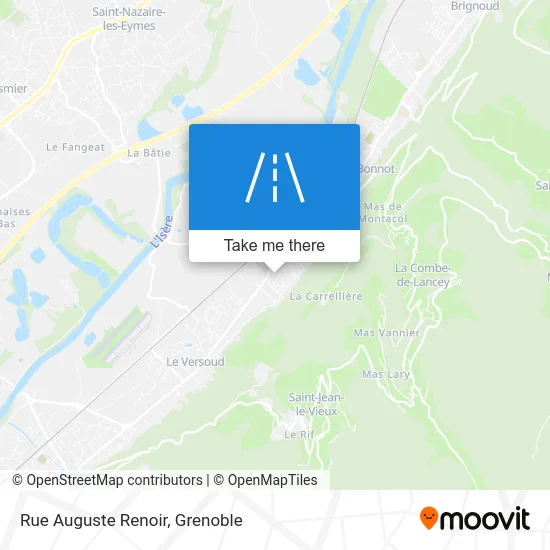 Rue Auguste Renoir map