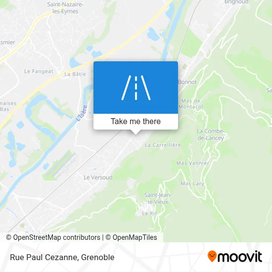 Rue Paul Cezanne map