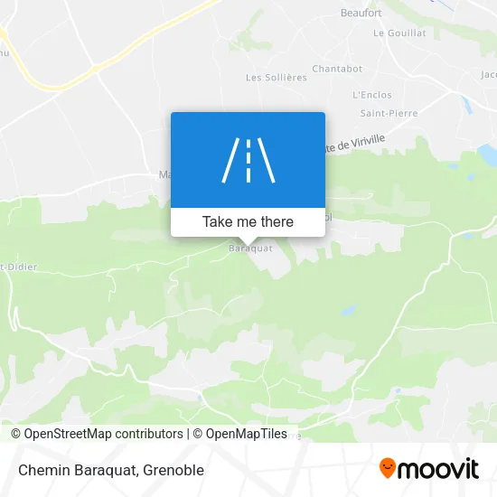 Chemin Baraquat map