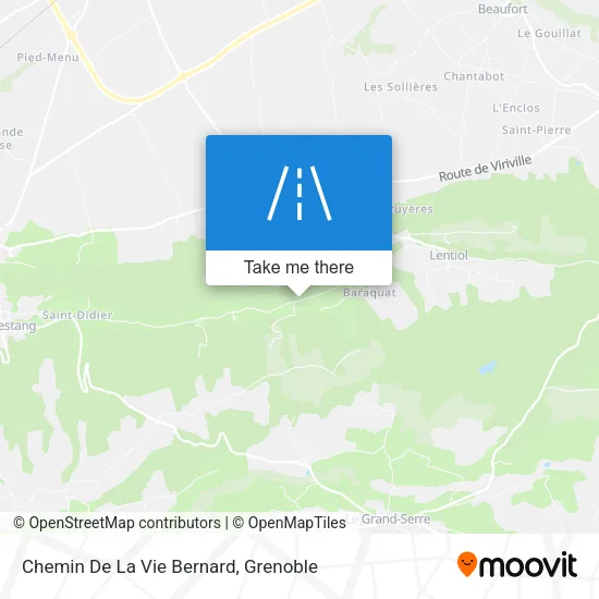 Chemin De La Vie Bernard map
